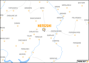 map of Hengshi