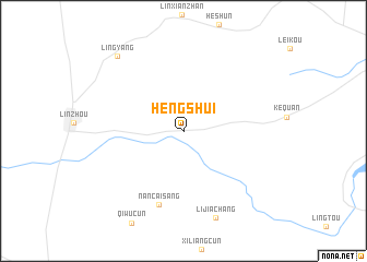 map of Hengshui