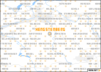 map of Hengstenberg
