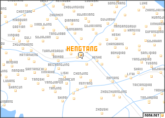 map of Hengtang
