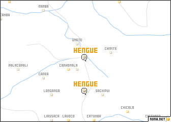 map of Hengue