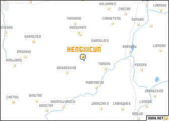 map of Hengxicun
