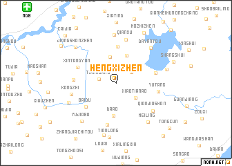 map of Hengxizhen