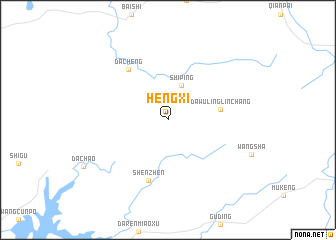 map of Hengxi