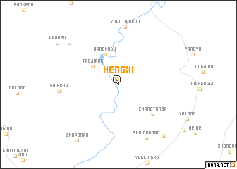 map of Hengxi