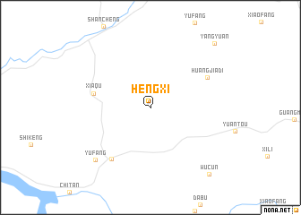 map of Hengxi