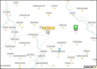 map of Hengxi