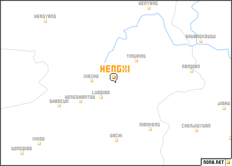 map of Hengxi