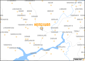 map of Hengxuan