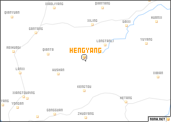 map of Hengyang