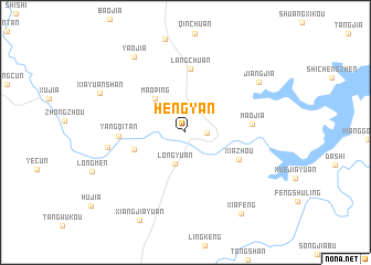 map of Hengyan