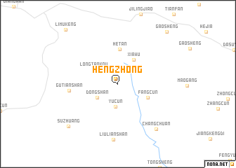 map of Hengzhong