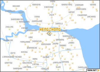map of Hengzhong