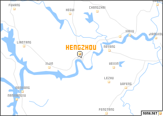 map of Hengzhou