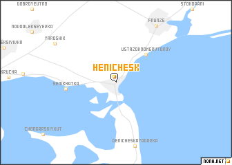 map of Heniches\