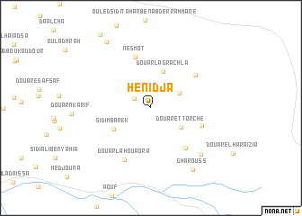 map of Henidja