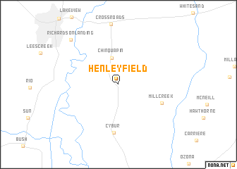 map of Henleyfield