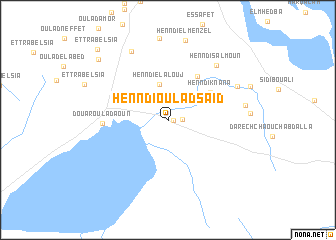 map of Henndi Oulad Saïd