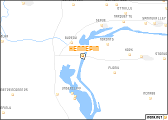 map of Hennepin