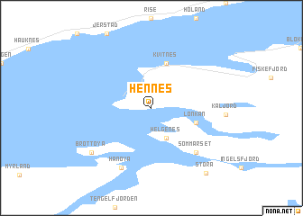map of Hennes