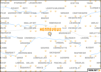 map of Henneveux