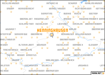 map of Henninghausen