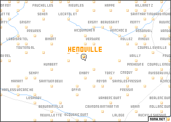 map of Hénoville