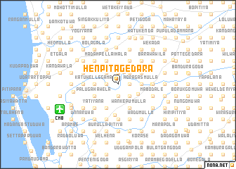 map of Henpitagedara
