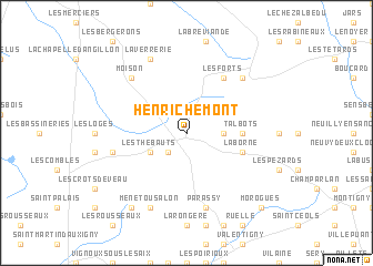 map of Henrichemont