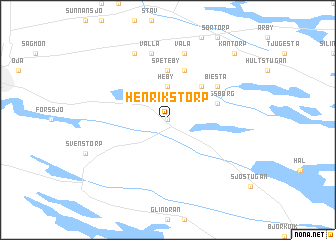 map of Henrikstorp