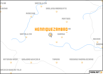 map of Henrique Zambão