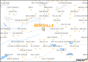 map of Henriville