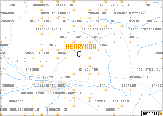 map of Henryków