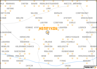 map of Henryków