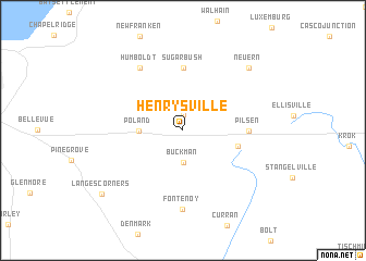 map of Henrysville