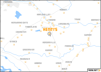 map of Henrys