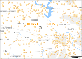 map of Henryton Heights