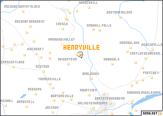 Henryville (United States - USA) map - nona.net