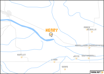 map of Henry