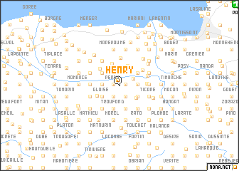 map of Henry