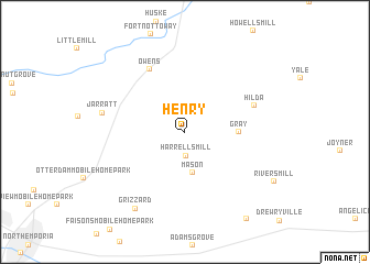 map of Henry