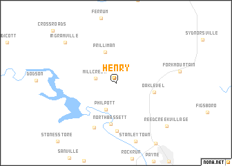 map of Henry