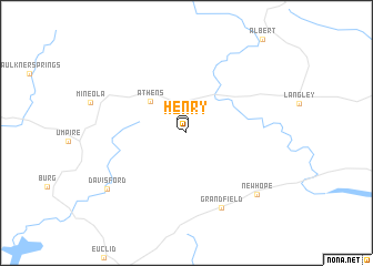 map of Henry