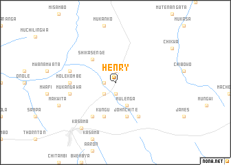 map of Henry