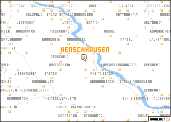 map of Henschhausen