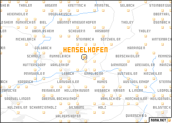 map of Henselhofen