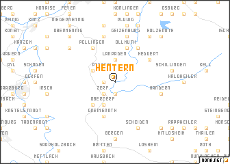 map of Hentern