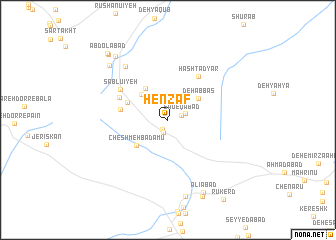 map of Henzāf