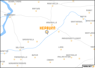 map of Hepburn
