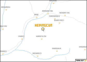 map of Hepingcun